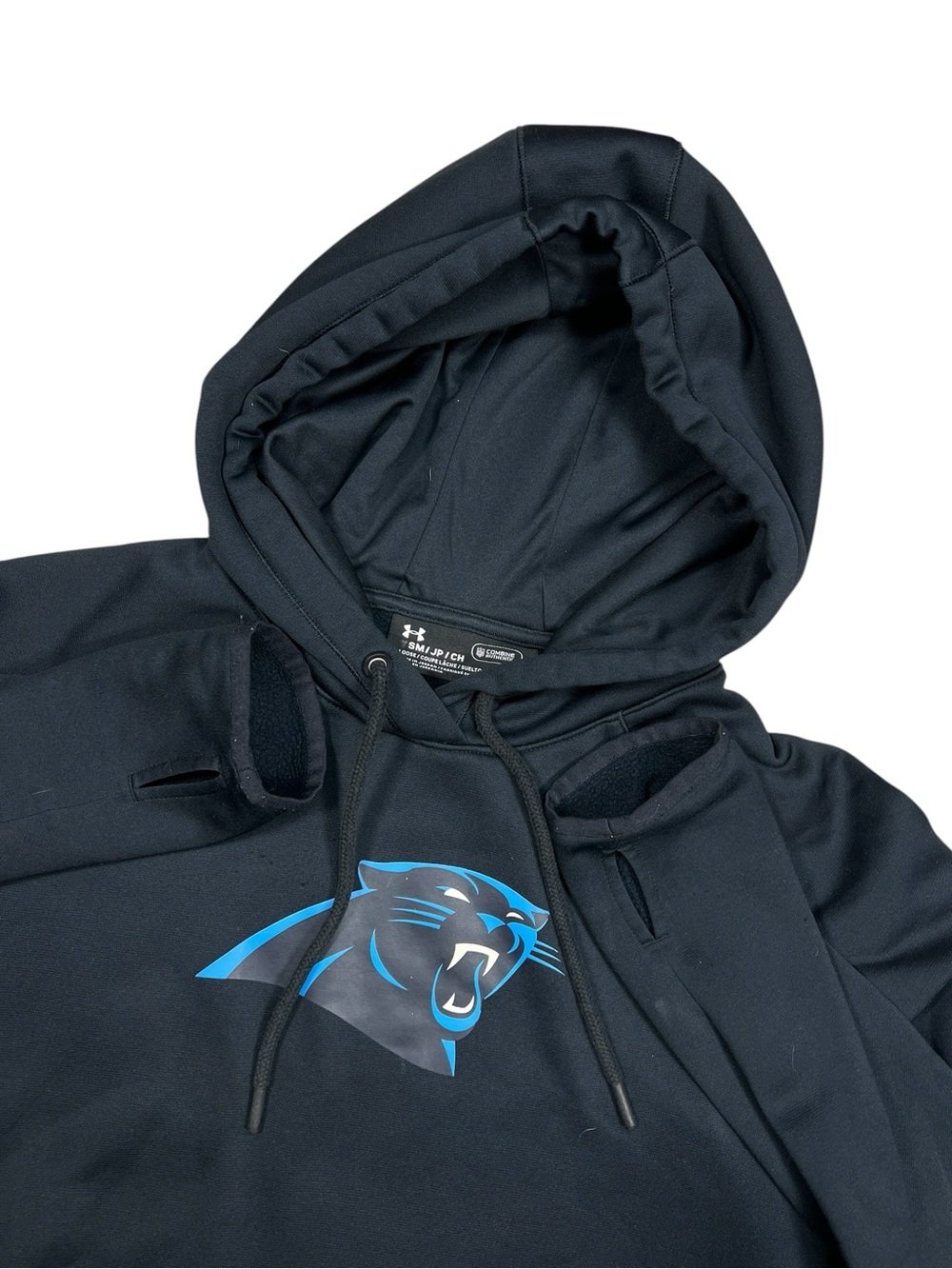 Under Armour Carolina Panthers hoodie adult small Combine Authentic Football NFL